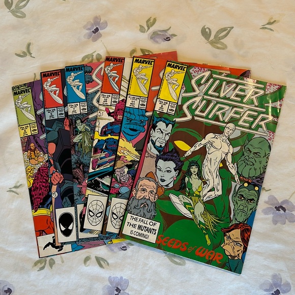Marvel Other - Vintage 80s Marvel  Silver Surfer Comic Books